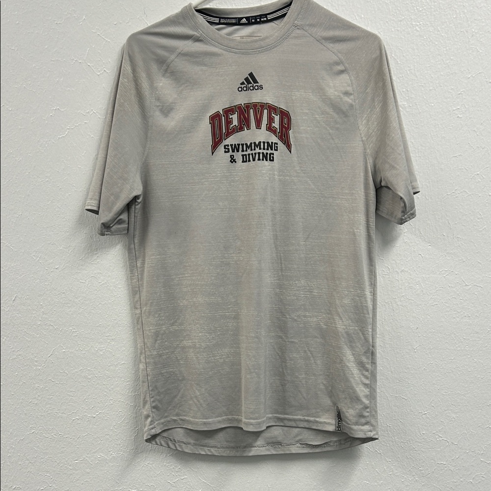 Adidas Gray Denver Swimming & Diving Tee